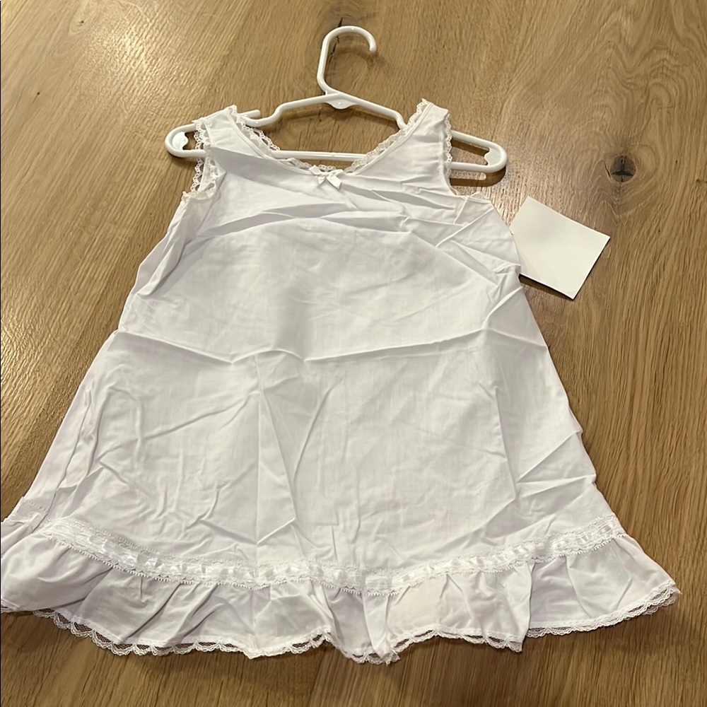 White Slip with Lace Trim